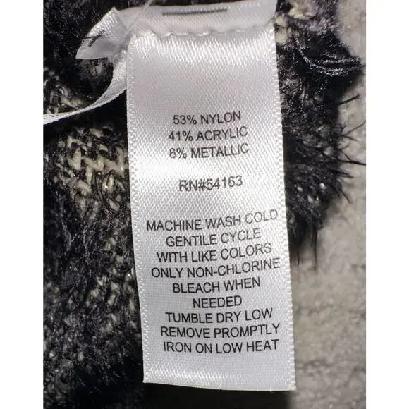 Marc New York Andrew Marc Sweater Womens Medium Beige Leopard Knit Pullover - Picture 4 of 8